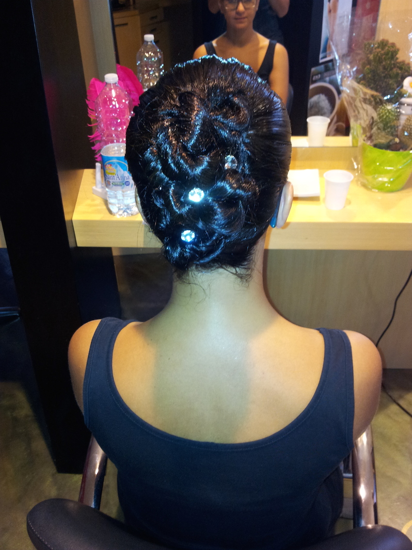 acconciatura cerimonia